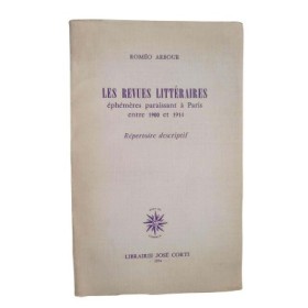 Les Revues-littéraires éphémères paraissant à Paris entre 1900 et 1914