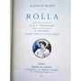 Musset, Alfred de | Rolla - frontispice dessiné par O. D. V. Guillonnet - ornements décoratifs de Léon Lebègue
