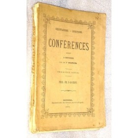 DUPUIS Dr. Christianisme - Spiritisme. Conférences données à Ostende - Première série.