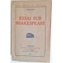 Essai sur Shakespeare ( dédicace à Henri Strentz)
