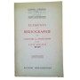 Éléments de bibliographie sur l'histoire des institutions et des faits sociaux