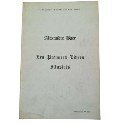 Les Premiers livres illustrés