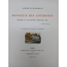 Monsieur Des Lourdines : histoire d'un gentilhomme campagnard (1840)  - eaux-fortes en couleurs de P. Labrouche