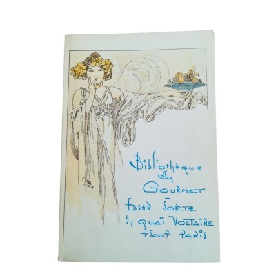 Bibliothèque d'un gourmet.