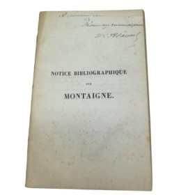 Notice bibliographique sur Montaigne
