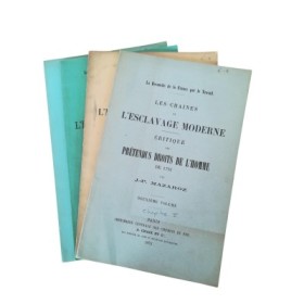 Les chaînes de l'esclavage moderne . 4 fascicules.