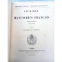 Bibliothèque nationale | Catalogue des manuscrits français : ancien fonds / Bibliothèque nationale, Département des manuscrits