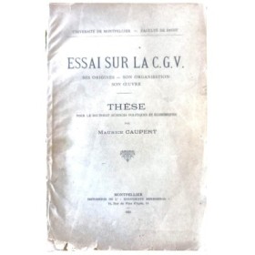 Essai sur la C.G.V.