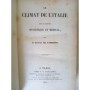 Carrière, Édouard | Le climat de l'Italie sous le rapport hygiénique et médical