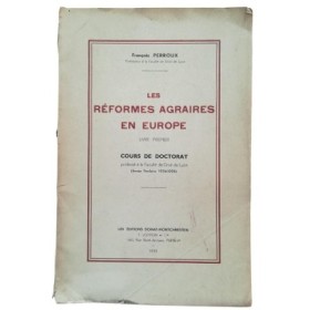 Les réformes agraires en Europe. Livre premier