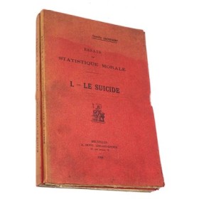 JACQUART Camille | Essais de statistique morale 1° Le suicide 2° Le divorce