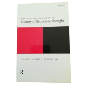 The European journal of the History of economic thought. Volume 1 Number 1 Autumn 1993