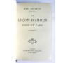 Boylesve, René | La leçon d'amour dans un parc : roman