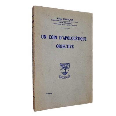 Un coin d'apologétique objective