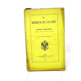 VERHAEGEN Arthur. Le minimum de salaire