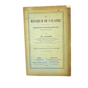 LAGASSE Ch. Le minimum de salaire