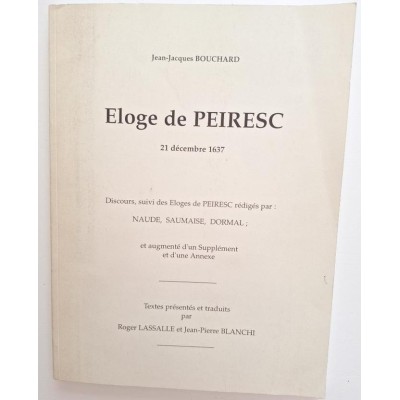 Eloge de PEIRESC ( 21 Dec 1637)