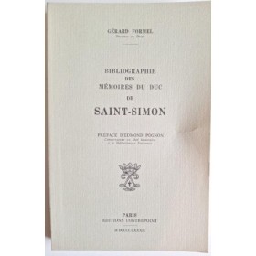 Bibliographie des Mémoires" du Duc de Saint-Simon"