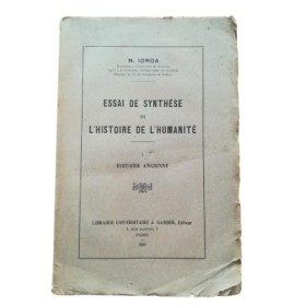 Essai de synthèse de l'histoire de l'humanité  I. Histoire ancienne.
