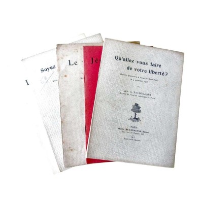 5 discours divers retranscris et publiés chez Beauchesne