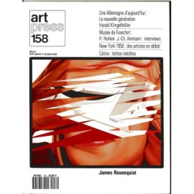 Revue Art Press N°158 - JAMES ROSENQUIST - Mai 1991