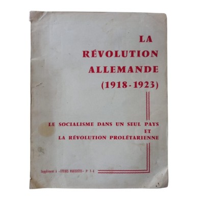 La révolution allemande (1918-1923)