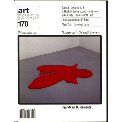 Revue Art Press N°170 - JEAN-MARC BUSTAMANTE - Juin 1992