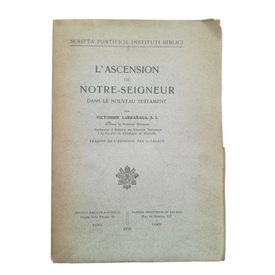 L'ascension de Notre-Seigneur dans le nouveau testament