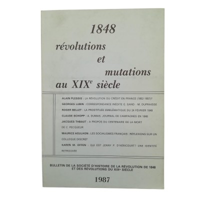 1848 : révolutions et mutations au XIXe siècle