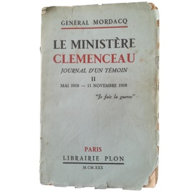 Le Ministère Clemenceau
