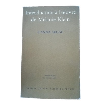 Introduction à l'oeuvre de Mélanie Klein - trad. par Elza Ribeiro Hawelka