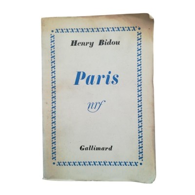 Paris (26e éd.) Henry Bidou