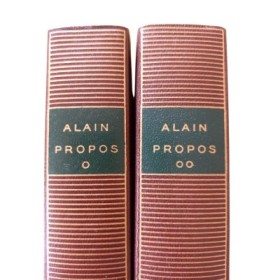 Propos / Alain - texte établi et présenté par Maurice Savin - préface d'André Maurois