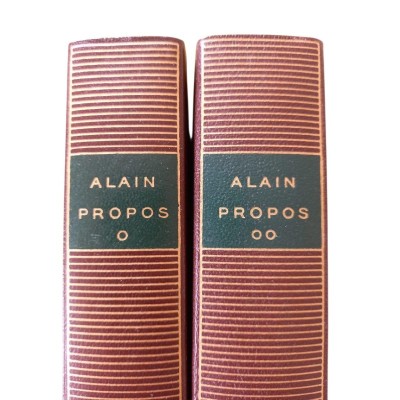 Propos / Alain - texte établi et présenté par Maurice Savin - préface d'André Maurois
