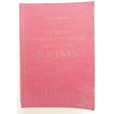 Description historique et statistique de la ville de Reims. Deuxième volume