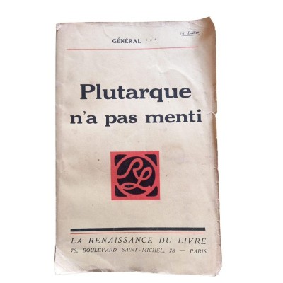 Plutarque n'a pas menti