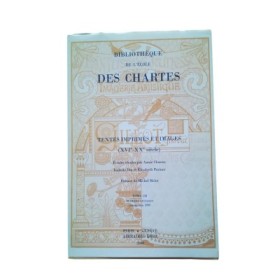 Textes imprimés et images : (XVIe-XXe siècle) - Tome 158 Bibliothèque de l'école des Chartes.