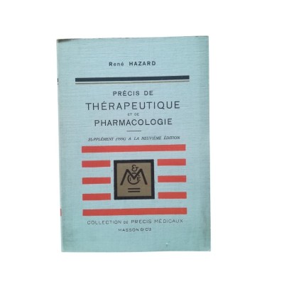 Précis de thérapeutique et de pharmacologie. Supplément (1956) à la 9e édition.