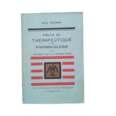 Précis de thérapeutique et de pharmacologie. Supplément (1953) à la 9e édition.