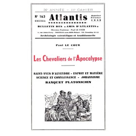 Revue Atlantis N°163 / 1953 / Les Chevaliers de l’Apocalypse / REIMPRESSION