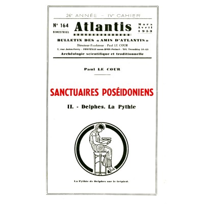 Revue Atlantis N°164 / 1953 / Sanctuaires poséidoniens - II. Delphes / REIMPRESSION