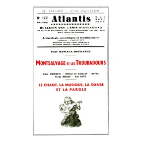 Revue Atlantis N°177 / 1955 / Montsalvage et les Troubadours / REIMPRESSION