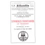 Revue Atlantis N°181 / 1956 / Symboles trinitaires. Le trident / REIMPRESSION