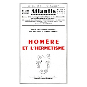 Revue Atlantis N°201 / 1960 / Homère et l’hermétisme / REIMPRESSION