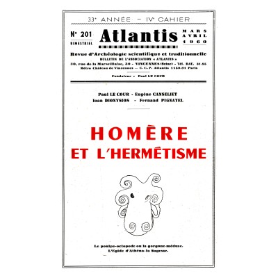 Revue Atlantis N°201 / 1960 / Homère et l’hermétisme / REIMPRESSION