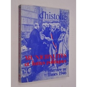 Cahiers d'Histoire - Municipalités et luttes politiques. Interview au Times 1946