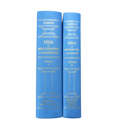Essai de bibliographie canadienne...