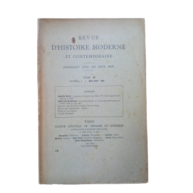 Rveue d'histoire moderne et contemporaine. T3