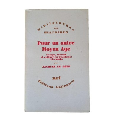 Pour un autre Moyen âge : temps