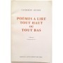 Poèmes à lire tout haut ou tout bas (édition originale )